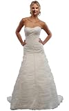 Wedding  Events A-line Court Train Sweetheart Chiffon Wedding Dresses