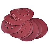 20PCS 125mm 8穴 フックサンディング ディスクループサンダー 研磨サンドペーパー 400-1000グリット