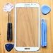 White original Outer Glass FOR Samsung Galaxy Note 2 N7100 i317 T889 N7105 N7102 Lcd lens (no digitizer touch) +sticker