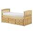 Captains Hideaway Bed with Mattresses Natural