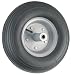 Waxman 4382555 Pneumatic Wheelbarrow Wheel, Black Tire and Grey Rim, 13-Inch