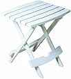 Adams Manufacturing 8500-48-3700 Quik-Fold Side Table, White