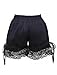 M4U Womens Lace Lolita Shorts/bloomers/Pants, color Black, fabric Cotton