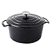 Read ProCook Black Cast Iron Casserole 24cm / 3.5L Round Details ProCook Black Cast Iron Casserole 24cm / 3.5L Round