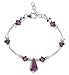 SCBR174 .925 Sterling Silver Amethyst Swarovski SCBR174 .925 Sterling Silver Amethyst Swarovski