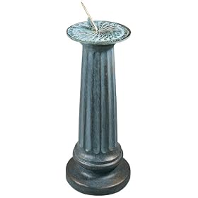 Warm Summer Sundial Ensemble Garden Accent
