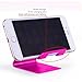 Ecandy Solid Aluminum Desktop Portable Stand for iPhone 6 6+ 3G 4 4S 5 5C 5S Ipad 2,Ipad 3 Ipad 4,Ipad Mini ,iPod touch Samsung Galaxy S3 i9300 S4 9500 S5 HTC Blackberry and Most 7