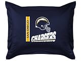 San Diego Chargers Locker Room Standard Size Individual Pillow Sham