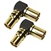 Antennen Stecker Winkeladapter - Stecker / Kupplung - 2 St�ck