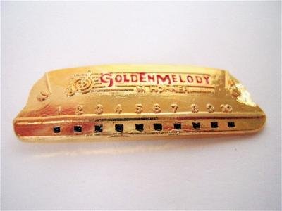 ゴールデンメロディーハーモニカ ミニピン Golden Melody Harmonica Mini Pin