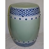 Oriental Chinese Porcelain Garden Seat Stool Table