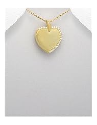 Heart CZ Pendant Necklace In 92.5 Sterling Silver