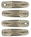 02-08 Ram 06-08 Raider 02-07 Liberty 99-04 Grand Cherokee 4 Dr Chrome Door Handle Cover Kit (PSKH)
