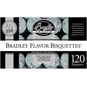 Bradley Smoker BTAP12 Apple Flavor Bisquettes, 12-Pack