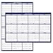 Poster Style Reversible/Erasable Yearly Wall Calendar, 24 x 37