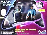 Star Trek Twin-Pack - 5 Captain James Kirk in Interphase Action Figure with 5 Mister Spock Action Figure As Seen in the Original Star Trek TV Series, From the Episode, The Tholian Web - Target Exclusive