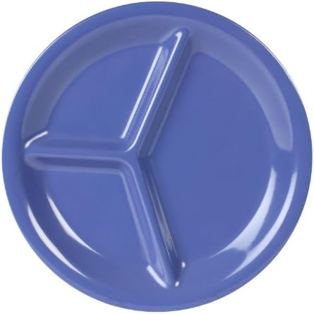 Global Goodwill 12-Piece 3-Compartment Plate, Purple