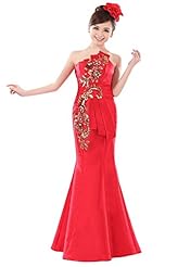Strapless Crepe Lace-Up Evening Dress 