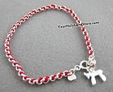 Red String Kabbalah Bracelet with Chai Pendant