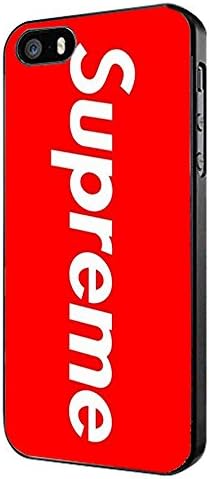 Supreme Red White for iPhone Case (iPhone 5/5s black)