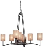Austin 9 Light Wrought Iron Chandelier