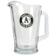 Oakland Athletics 60oz Glass Pitcher - Primary Logo MLB Baseball