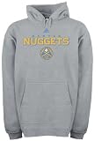 Denver Nuggets Grey adidas True Fleece Hooded Sweatshirt