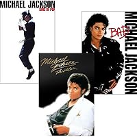 Lot of 3 Michael Jackson Posters (Commemorative Collector's Set - Album Covers) Music Posters P - 24x36