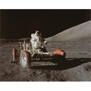 NASA - Apollo Astronaut - Lunar Rover - ©Spaceshots Art Poster Print, 20x16