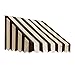 Awntech 5-Feet San Francisco Window/Entry Awning, 44 by 48-Inch, Brown/Tan