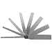 Starrett 269A Taper Gage, .100-.500" Range, 2-1/2" Length, 8 Leaves