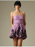 VaVa Dress by Joy Han - Jenn Lavender Tubedress with Lacey Embroidery