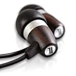 J.Fi Acoustic Natural Ebony Wood and Metal Fusion Earphones (Ebony / Titanium)