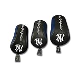 New York Yankees MLB Mesh Barrel Headcovers (Set of 3) by McArthur Golf.