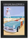 Fun nostalgic print celebrates California s surf culture