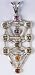 QABBALA TREE OF LIFE PENDANT in sterling silver