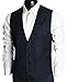 Ruth&Boaz Men's 3Pockets 4Button Business Suit Vest