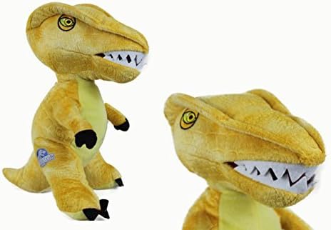 Jurrasic World Jurassic World Xxl Dinosaur Velociraptor Stuffed Toy Plush 60 Cm Yellow