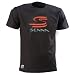 Ayrton Senna Black Double-S T-Shirt - Medium
