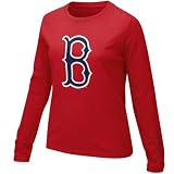 Nike - Nike Boston Red Sox Ladies Red Large Logo Long Sleeve T-shirt