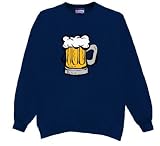 Beer - Navy Blue - Sweatshirt T-Shirt