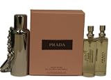 Womens designers Perfume by Prada, ( PRADA EAU DE PARFUM PURSE SPRAY REFILLABLE 10 ML + EAU DE PARFUM SPRAY 2 X 10 ML REFILL ) + On Sale ) - @Up To 55% Off
