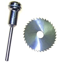 1.25 High-Speed Steel Saw Blade w/ Mandrel