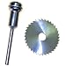 SE 1.25" High-Speed Steel Saw Blade w/ Mandrel
