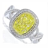 1.89CT YELLOW OVAL DIAMOND ACCENT ENGAGEMENT RING 14k G Reviews 419j5aomE0L. SL160 1.89CT YELLOW OVAL DIAMOND ACCENT ENGAGEMENT RING 14k G Reviews