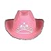 Rhode Island Novelty  Child Size Blinking Tiara Cowboy Hat, Pink