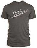 Vintage Wigan Athletic Tail (White) Tri-Blend T-Shirt, Tri-Coffee, L