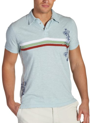 Vintage Red Young Men's Laguna Beach Slub Jersey Polo