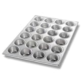 Aluminum/Steel Top 2-3/4" 24-Cupcake Muffin Pan 117315