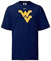 West Virginia Mountaineers Blue Logo Short Sleeve T Shirt By Nike